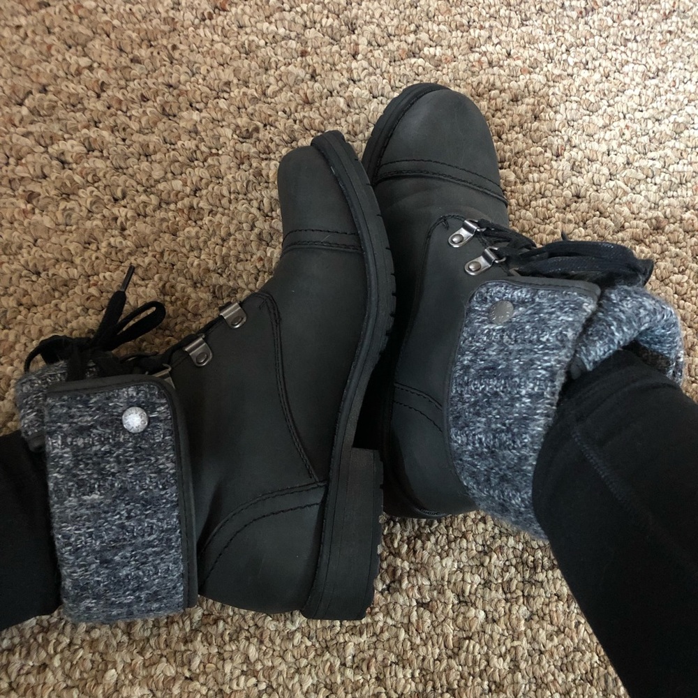 Black Combat Boots